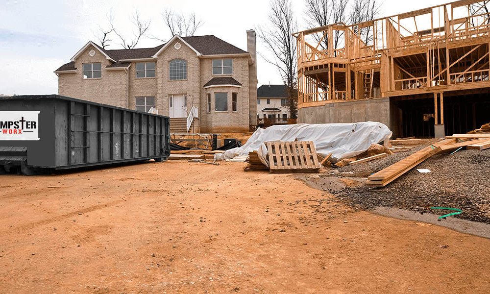 Construction Site - Dumpster Rental Orlando - 21 Yard Can